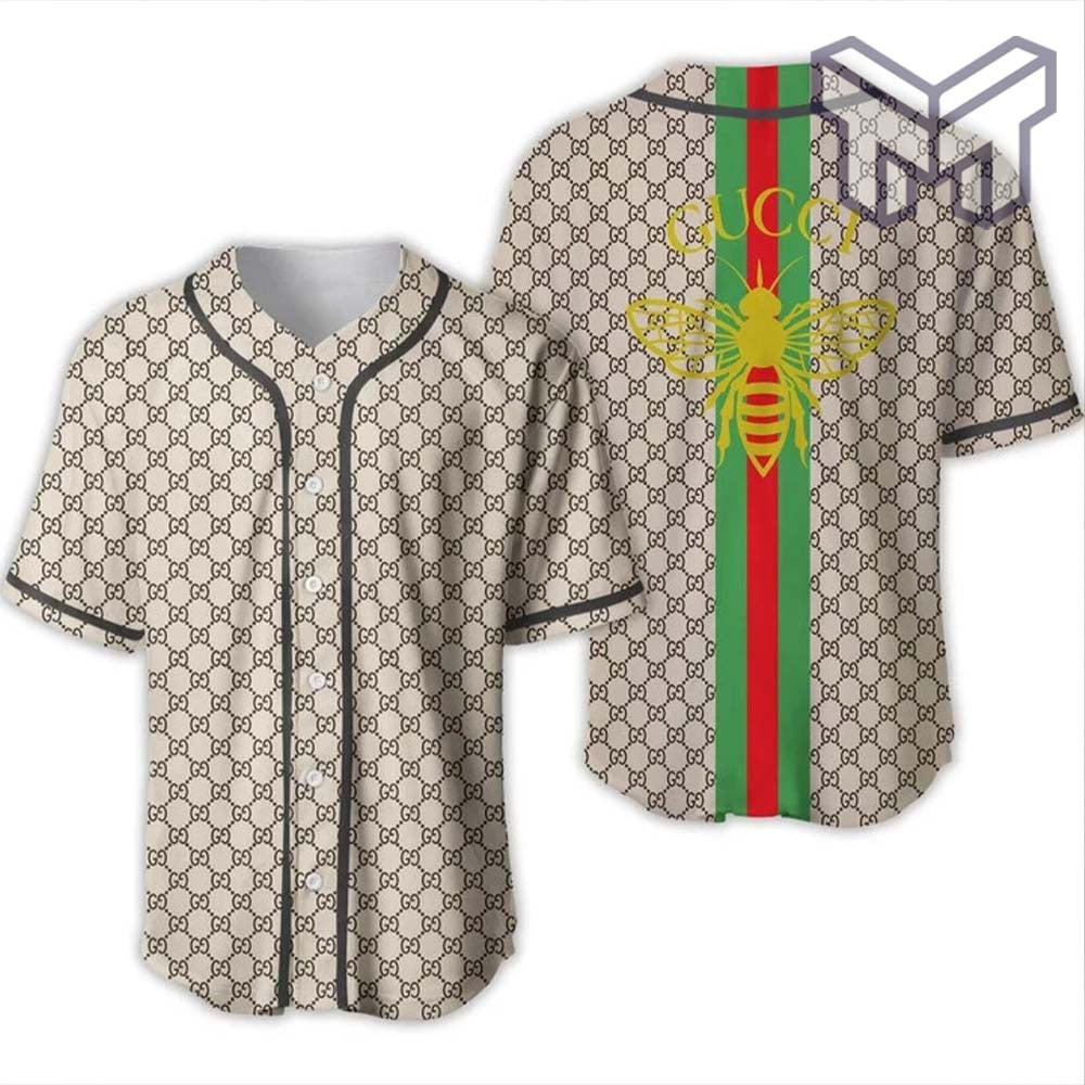 Gucci Bee Baseball Jersey Shirt Luxury Clothing Clothes Sport For Men Women Hot