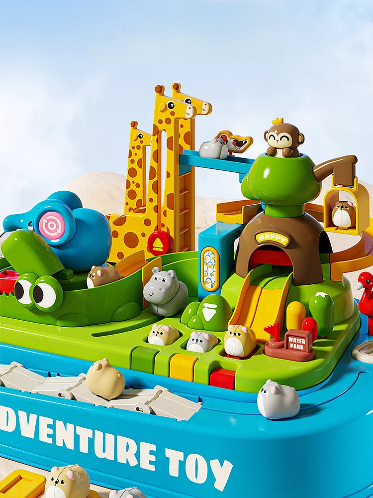 Magnetic Strategy Toy Animal Mole Racing Adventure Board Game Family Society Party Games Children Education 3Years Birthday Gift