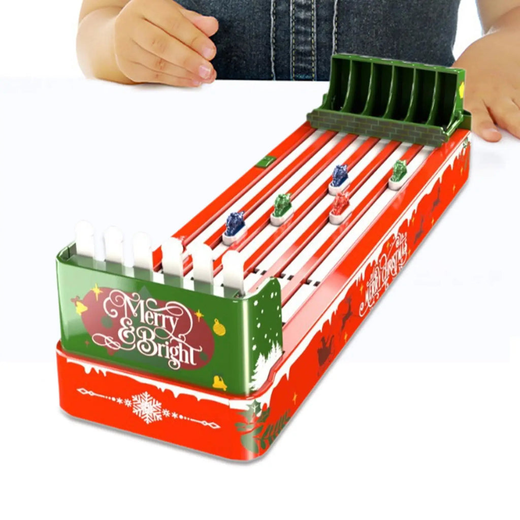 Xmas Colorful Tabletop Desktop Horse Race Game Funny Party Favors Interactive Early Development Toy For Gift Home Family Games