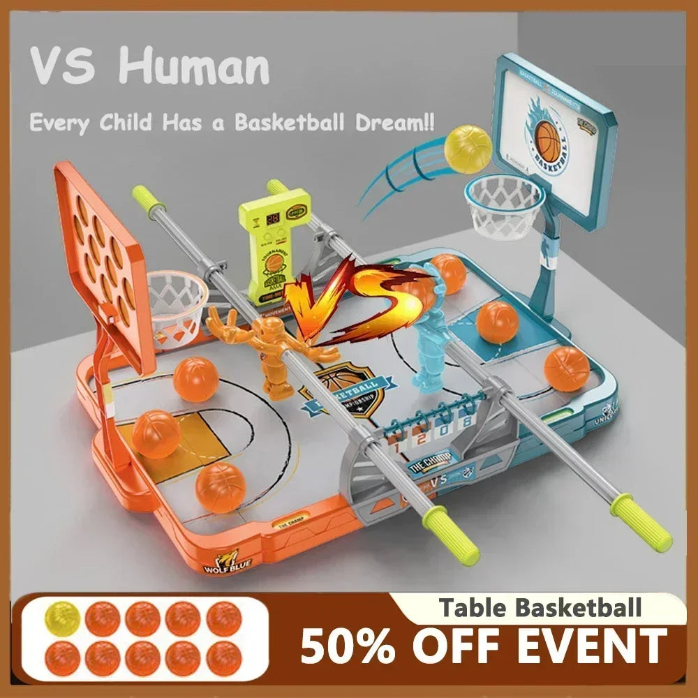 Interactive Table Basketball Game, Board Parent-child Match Toy for Kids Basketball Desktop Games, Basket ball Intellectual Toys