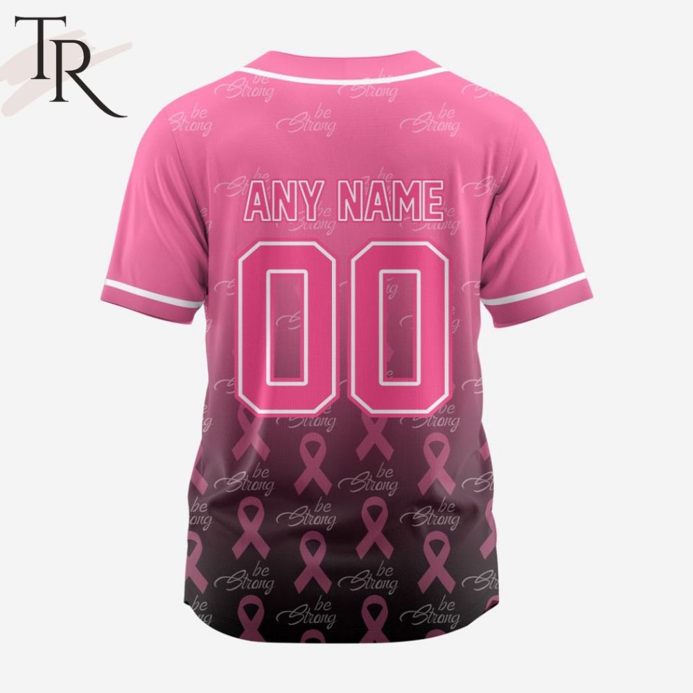 Pink Ribbon Breast Cancer Awareness Jersey - Support &amp; Style For A Cause